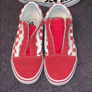 red checkered vans